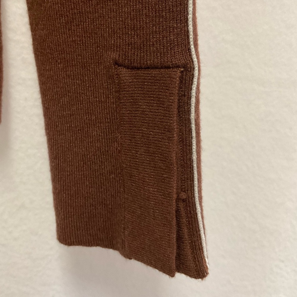 Commense Chocolate Brown Slim Turtleneck Sweater - Picture 5 of 9